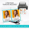 editable printable graduation announcement grad pool party invite